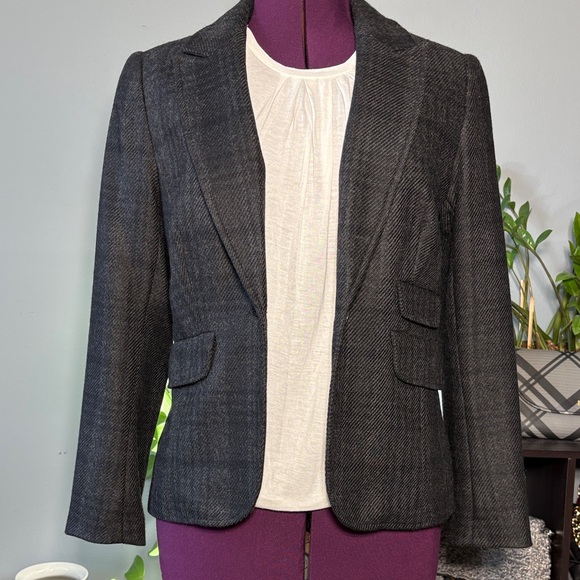 LOFT Jackets & Blazers - LOFT Charcoal Gray Blazer
